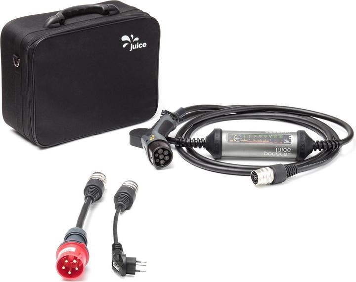 CONNETTORE DI SUCCO Adattatore T13 230 V (CH), Stazione di ricarica per dispositivi mobili JUICE BOOSTER 2, JUICE BOOSTER 2 buste, CONNETTORE DEL SUCCO Adattatore CEE32 400 V