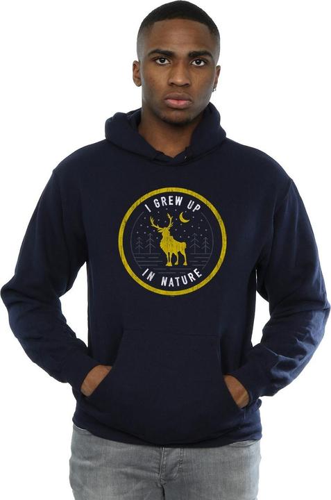 Actual product image Disney Mens Frozen 2 Sven I Grew Up In Nature Hoodie (XL)
