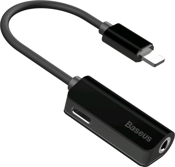 Immagine prodotto Baseus L32 IP maschio a 3.5mm+IP femmina adattatore nero (Jack da 3.5mm, Lightning)