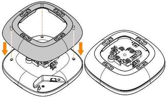 Image du produit HPE Manchon de montage à plat Instant On AP25