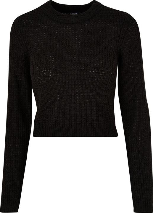 Urban Classics Ladies Short Waffle Sweater