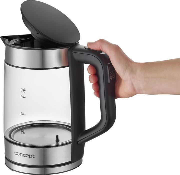Actual product image Concept Czajnik Czajnik elektryczny szklany z regulacjš temperatury 1,7l RK4067 (1.70 l)