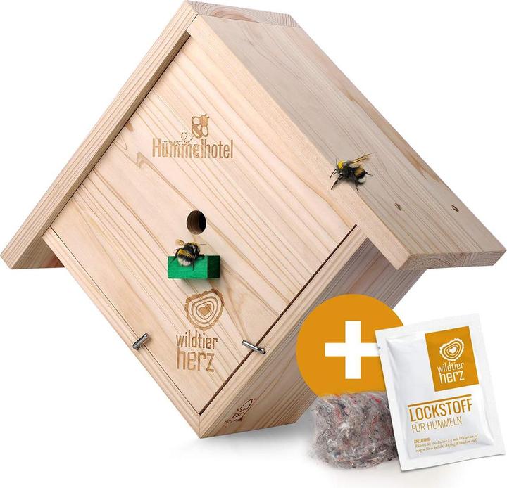 Wildtier Herz Hummelhotel zum Aufhängen (Hummeln)