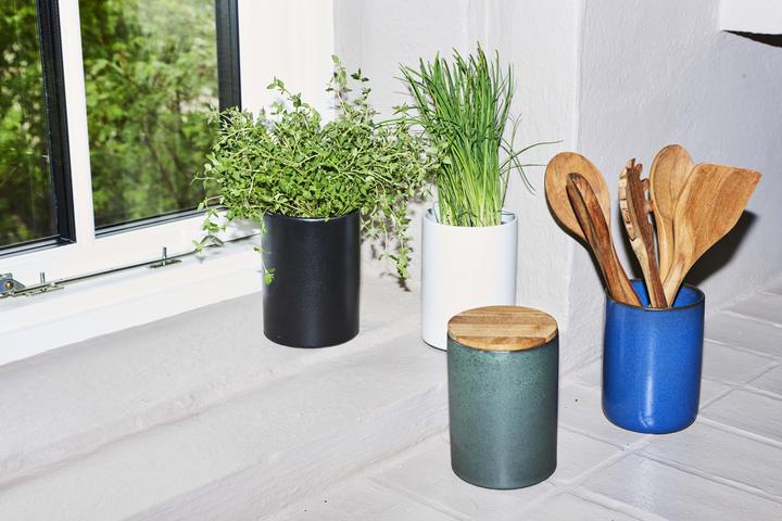 Produktbild Aida RAW - Northern green - Canister w/lid teak (15819)