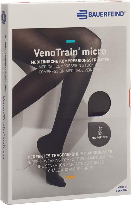 Produktbild Veno Train MICRO A-D KKL2 L normal/short offene Fussspitze schwarz (L)