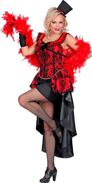Image du produit Widmann Costume burlesque pour femme avec robe, gants (L)
