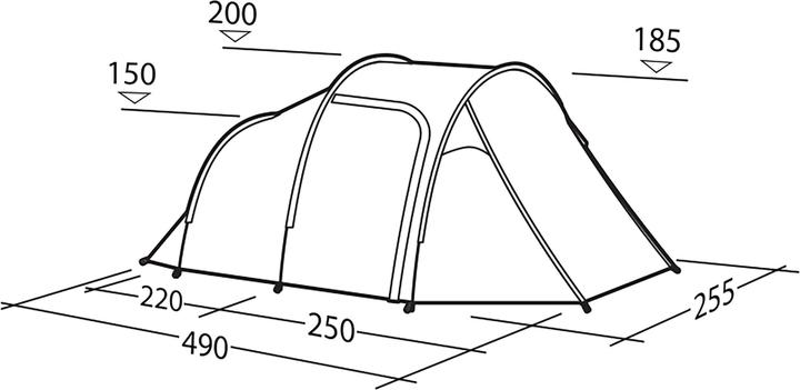 Produktbild Robens Cima Versa 4 (Kuppelzelt, 7.80 kg, 4 Personen)