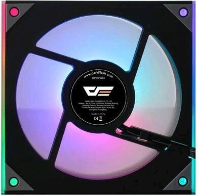 Produktbild Darkflash Tech Darkflash DM8 ARGB Cooling Fan (Black) (120 mm, 1 x)