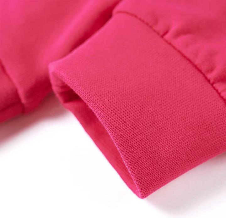 Actual product image VidaXL Children's sweatshirt bright pink 116,Material: 95 % cotton. 5 (116)