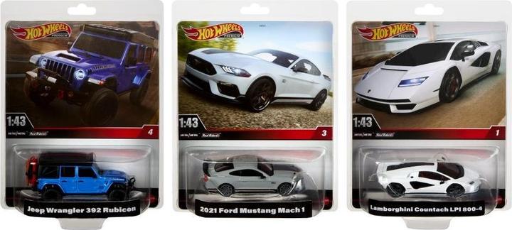 Actual product image Hot Wheels Premium 1:43 scale vehicle to collect, gift for collectors