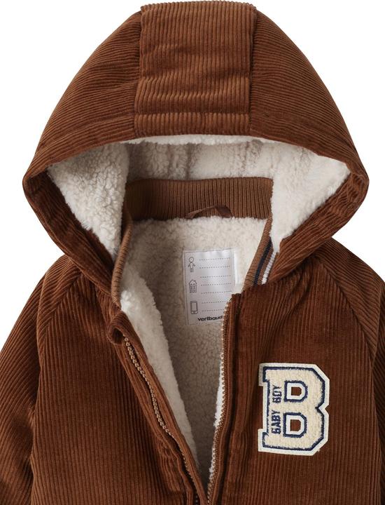 Produktbild Vertbaudet Warmer Baby Winter-Overall aus Cord, Wattierung Recycling-Polyester (92)