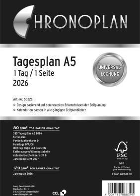 Actual product image Chronoplan Tagesplan (A5, German)