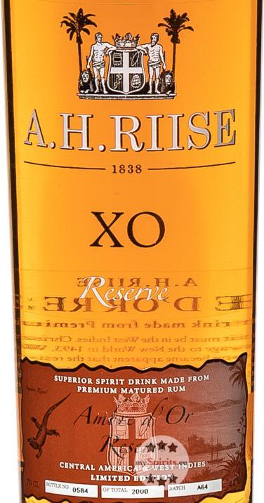 Produktbild A.H.Riise X.O. Ambre d'Or Reserve Rum (1 x 70 cl)
