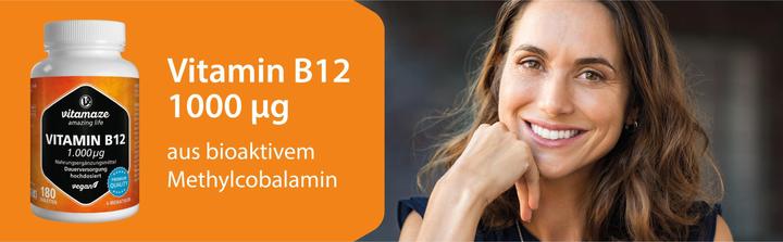 Produktbild Vitamaze Vitamin B12 (180 Stück, Tabletten, 60 g)