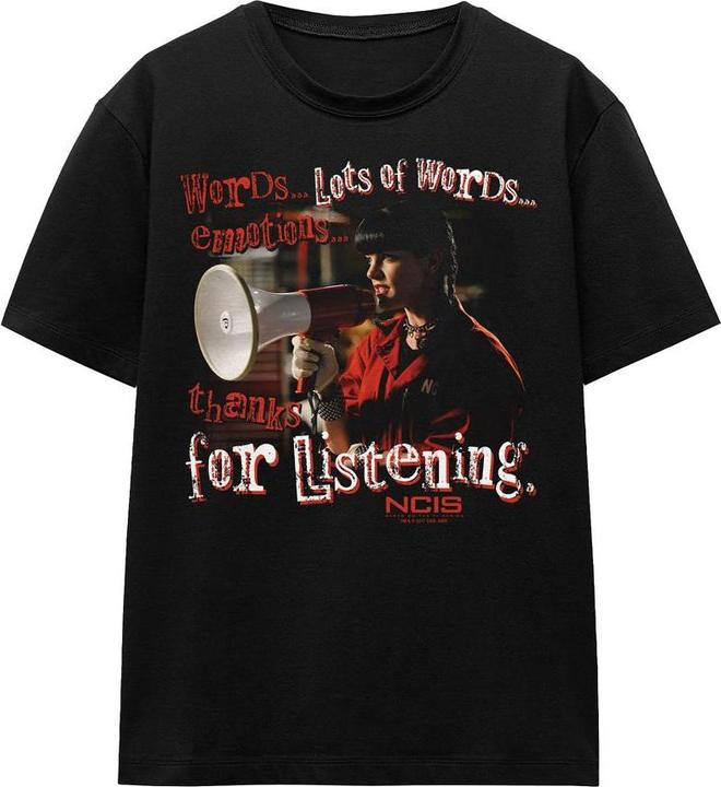 Image du produit Ncis - T-shirt THANKS FOR LISTENING - Adulte (S)