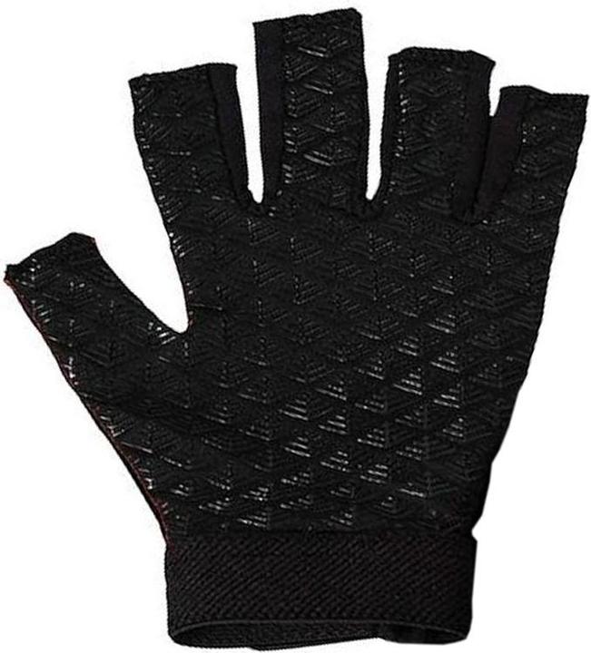 Actual product image Unisex Adult Pro Half Finger Rugby Mitts (S, M)