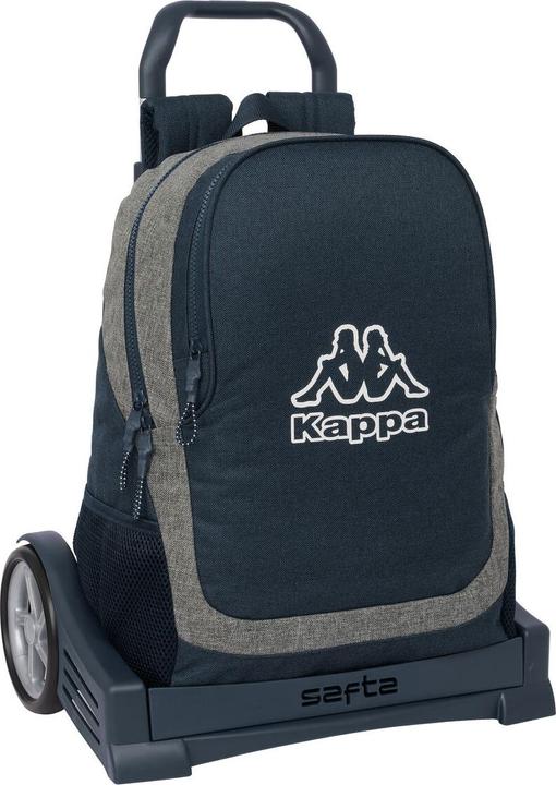Kappa Schulrucksack mit Rädern Dark navy Grau Marineblau 32 x 44 x 16 cm