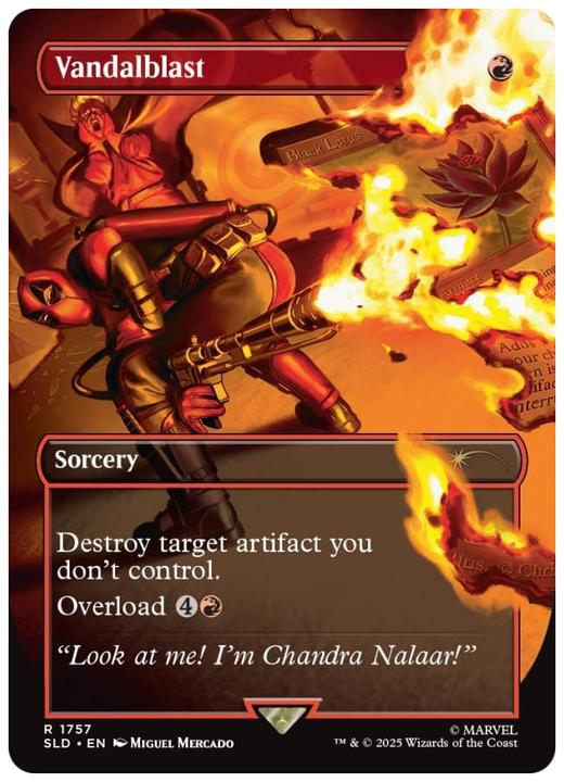 Actual product image Magic the Gathering Secret Lair x Marvel's Deadpool (English, Booster Pack)