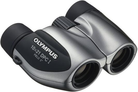 Olympus 8x21 DPC I acciaio-blu con borsa (8 x, 21 mm)