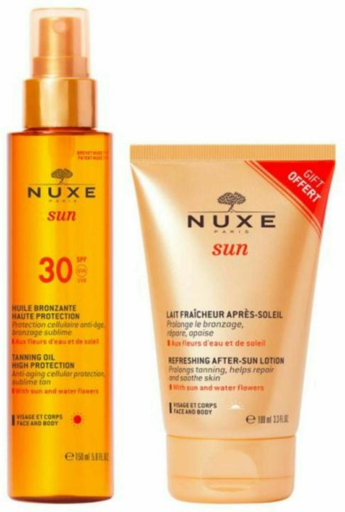 Immagine prodotto Nuxe Sole - Huile Bronzante SPF30 + Lait Après Soleil Set (Gel, 150 ml)