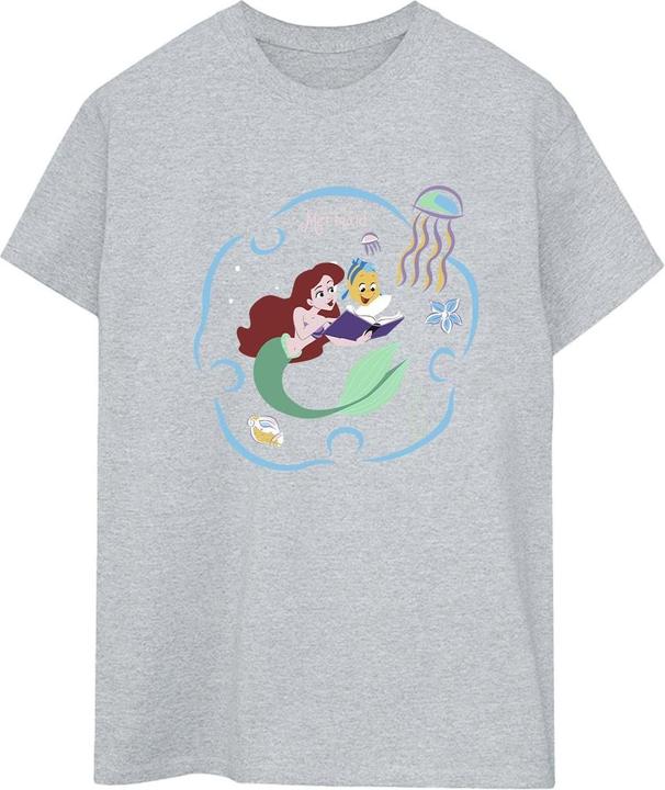 Produktbild Disney The Little Mermaid Reading A Book TShirt (L)