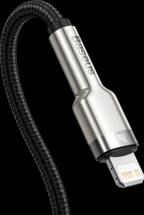 Actual product image Baseus USB C – Lightning (0.25 m, USB 3.0)