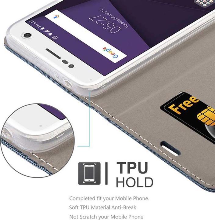 Produktbild Cadorabo Book Jeans Optik Cover (ZTE Blade V8)