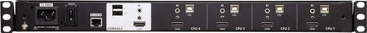 Produktbild Aten CL3884NW FR KVM-Switch 4-Port Multi-View 18,5"-LCD (USB HDMI) FR-Layout