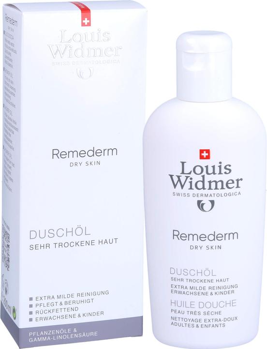 Actual product image Louis Widmer Widmer Remederm Shower Oil Lp, 200 ml OEL (200 ml)