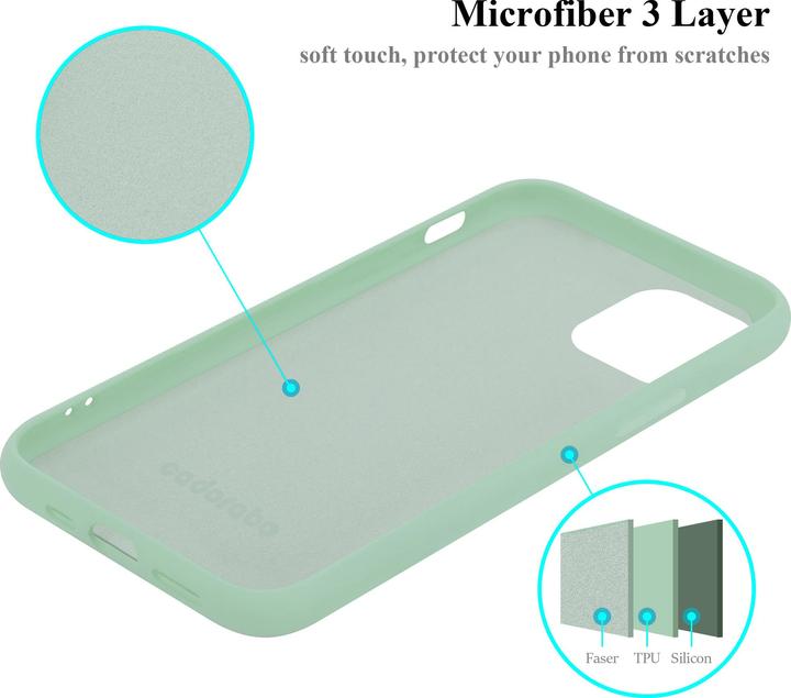 Actual product image Cadorabo TPU Liquid Silicone Case Cover (Apple iPhone 12, Realme 12 Pro+)