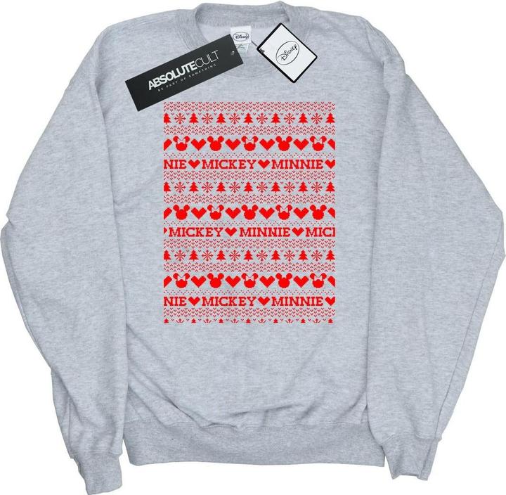 Produktbild Disney Mickey And Minnie Christmas Fair Isle Sweatshirt (M)