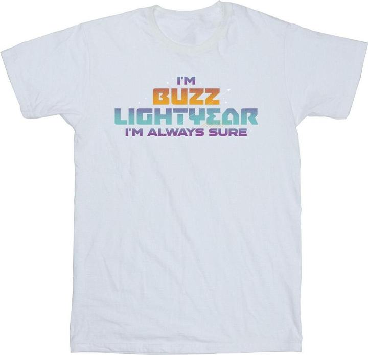 Actual product image Disney Mens Lightyear Always Sure Text T-Shirt (XL)
