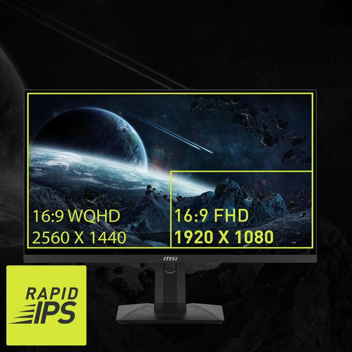 Actual product image MSI MAG 274QRFDE QD E2 (2560 x 1440 pixels, 27")