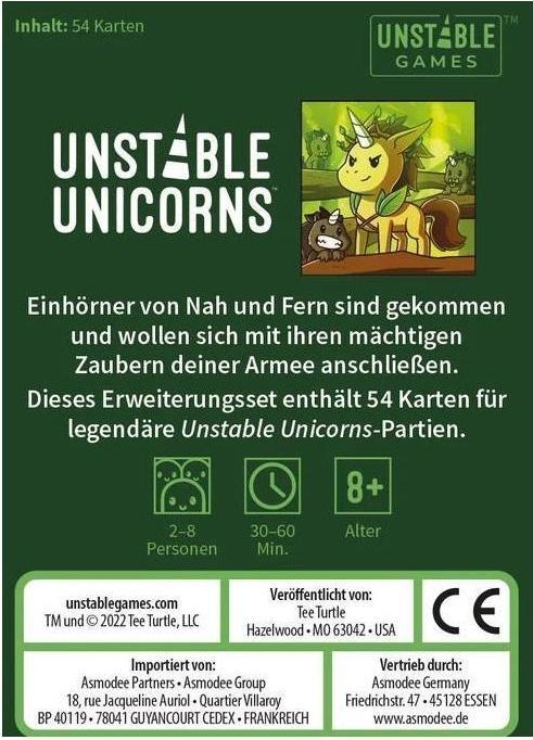 Immagine prodotto Unstable Games Unicorni instabili - Unicorni leggendari, per 2-8 giocatori, da 8 anni, espansione DE (Tedesco)