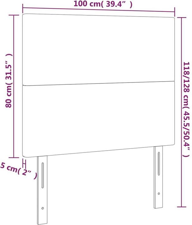 Immagine prodotto VidaXL Conni (100 x 5 x 128 cm)