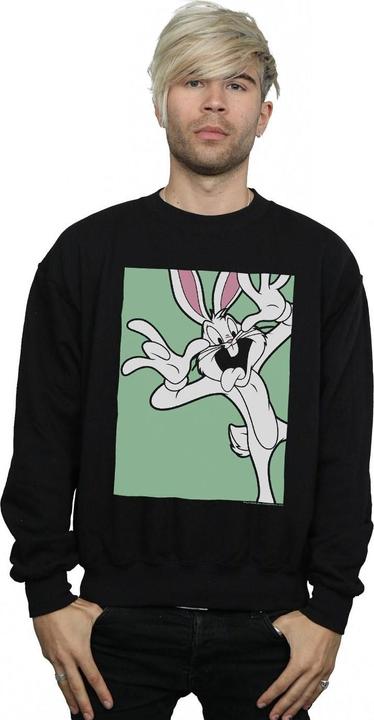 Actual product image Looney Tunes Mens Bugs Bunny Funny Face Sweatshirt (XXL)