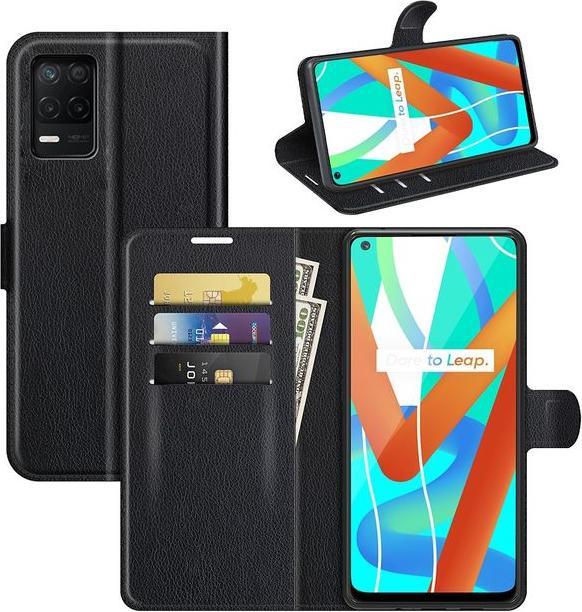 Produktbild MU Classic Litchi Leder Bookcover Series (Realme 8 5G)