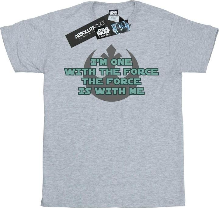 Actual product image Star Wars Mens Rogue One I'm One With The Force Green T-Shirt (XXL)