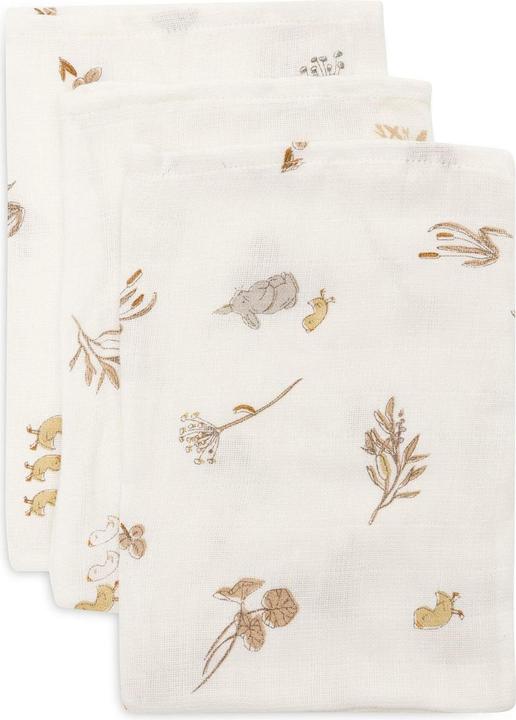 Jollein Baby flannel set of 3 15 x 20 cm, Riverside white