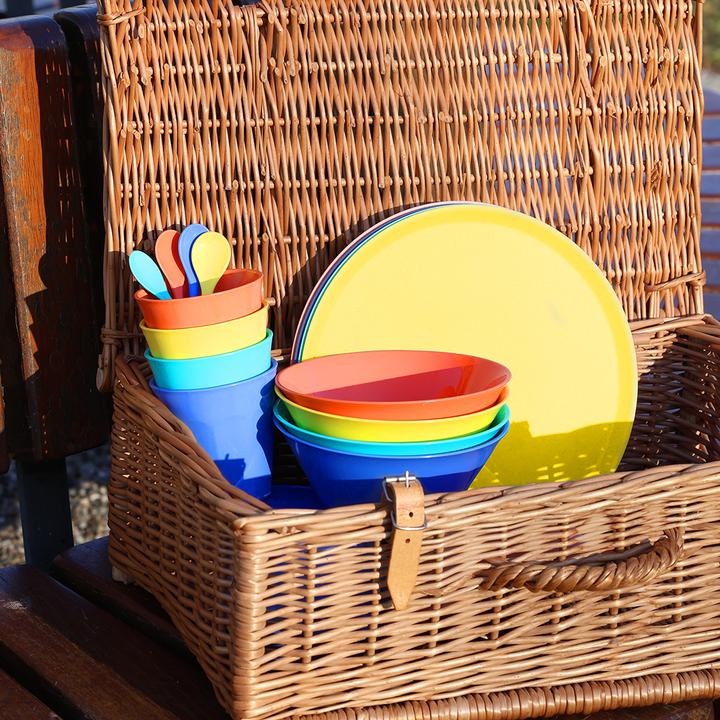 Actual product image Frankana Tableware set Koziol LOLLIPOP16 pieces