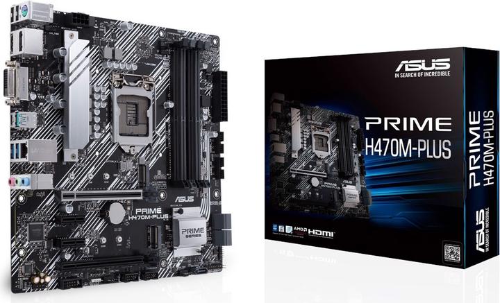 Produktbild ASUS PRIME H470M-PLUS (LGA 1200, Intel H470, mATX)