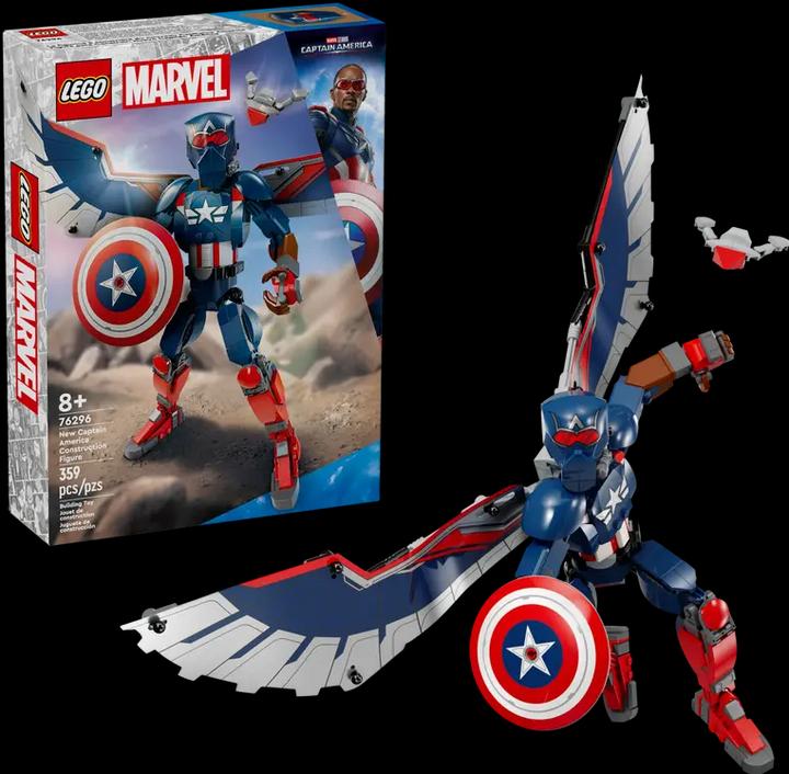 Immagine prodotto LEGO Nuova figura da costruzione di Capitan America (76296, LEGO Marvel)