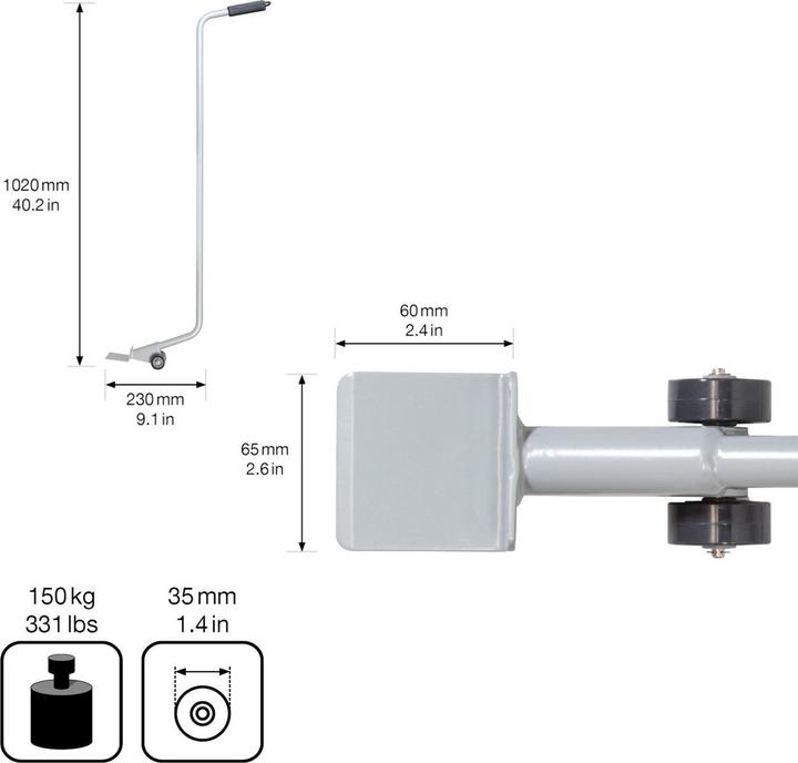 Image du produit Wagner System Lève-meubles, LIFTER L, argent.