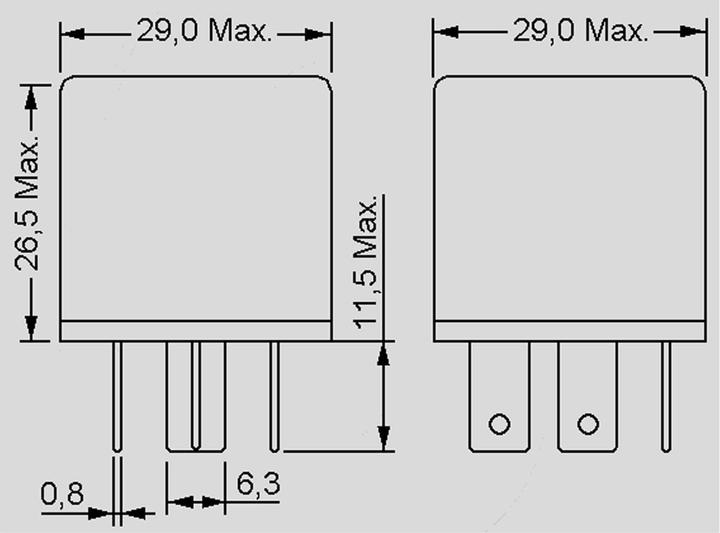 Nutritional values and ingredients Eneroid Car relay 12 V-, 50 A, 1x UM, plug-in connection
