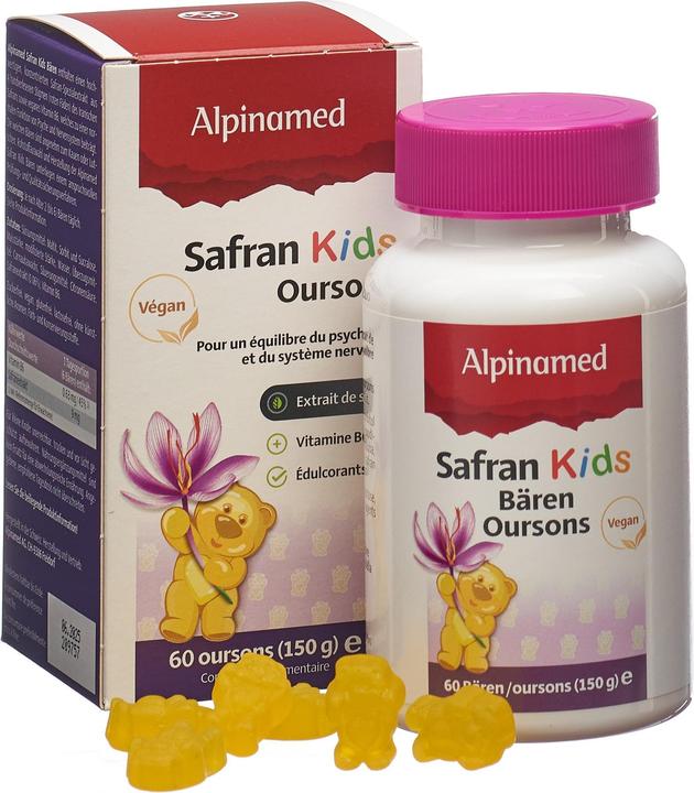Produktbild Alpinamed Safran Kids Bären (60 Stück, Tabletten, 228 g)