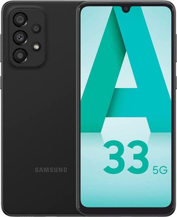 Actual product image Samsung Galaxy A33 5G Enterprise Edition (128 GB, Awesome Black, 6.40", Dual SIM, 48 Mpx, 5G)