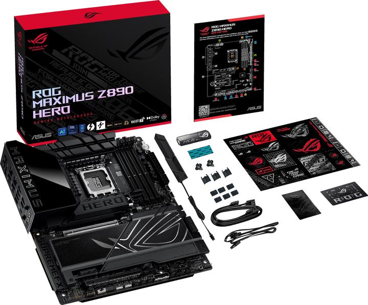 Produktbild ASUS ROG MAXIMUS Z890 HERO (LGA 1851, Intel Z890, ATX)