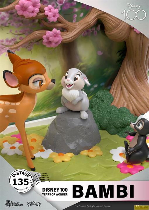 Produktbild Beast Kingdom Disney 100th Anniversary D-Stage PVC Diorama Bambi 12 cm