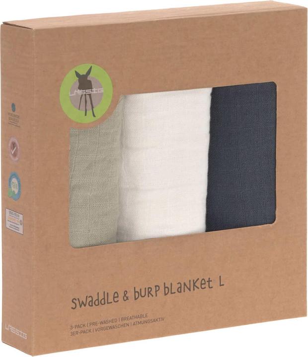 Produktbild Lässig Einschlag und Mulltuch 3er Set (85 cm, 85 cm)