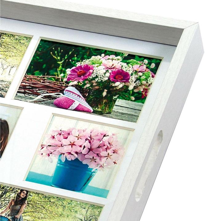 Actual product image ZEP Photo Tray white 45x35 wood photo tray 9 pictures